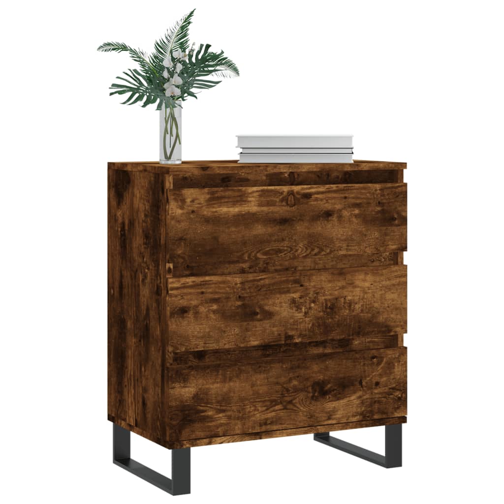 Skjenk røkt eik 60x35x70 cm konstruert tre