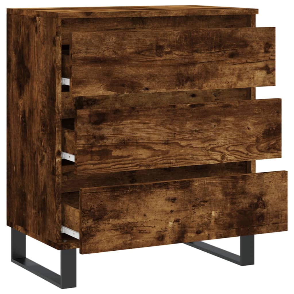 Skjenk røkt eik 60x35x70 cm konstruert tre