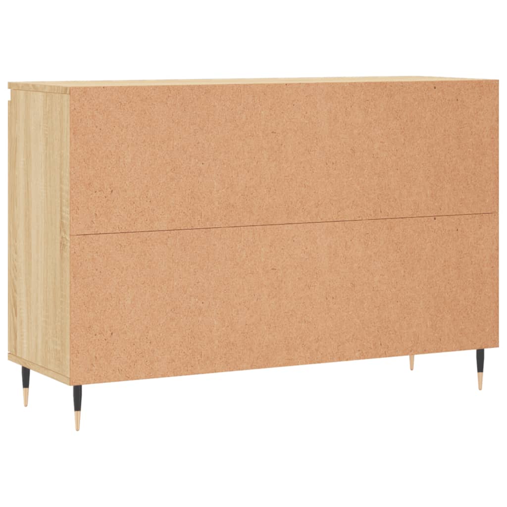 Skjenk sonoma eik 101,5x35x70 cm konstruert tre