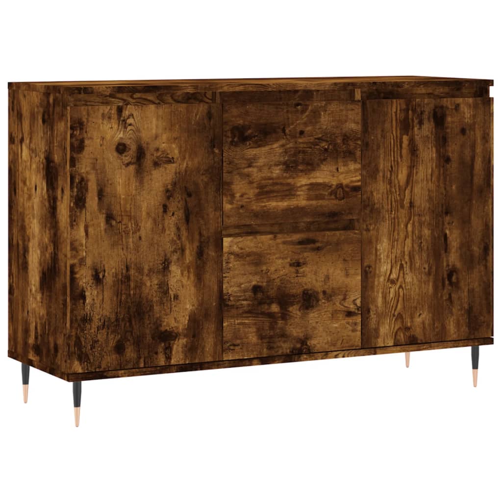 Skjenk røkt eik 101,5x35x70 cm konstruert tre