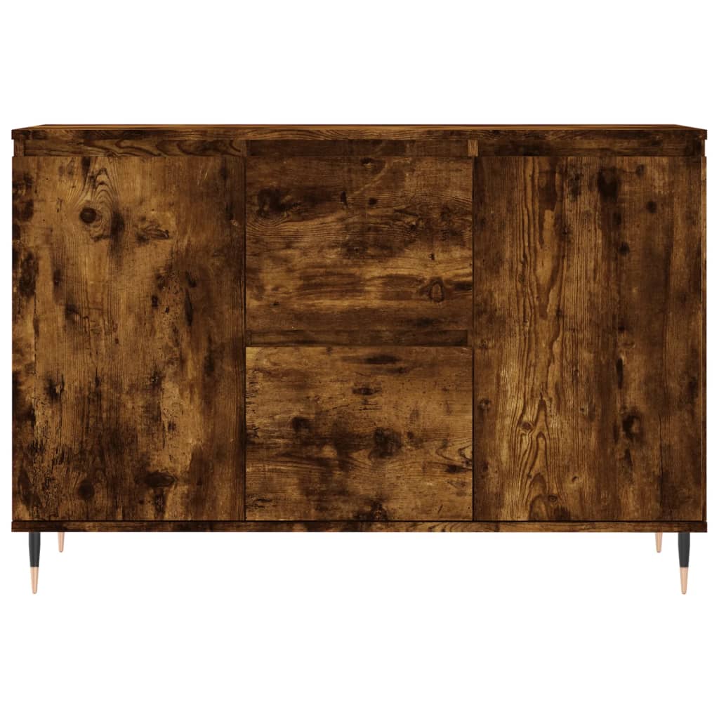 Skjenk røkt eik 101,5x35x70 cm konstruert tre