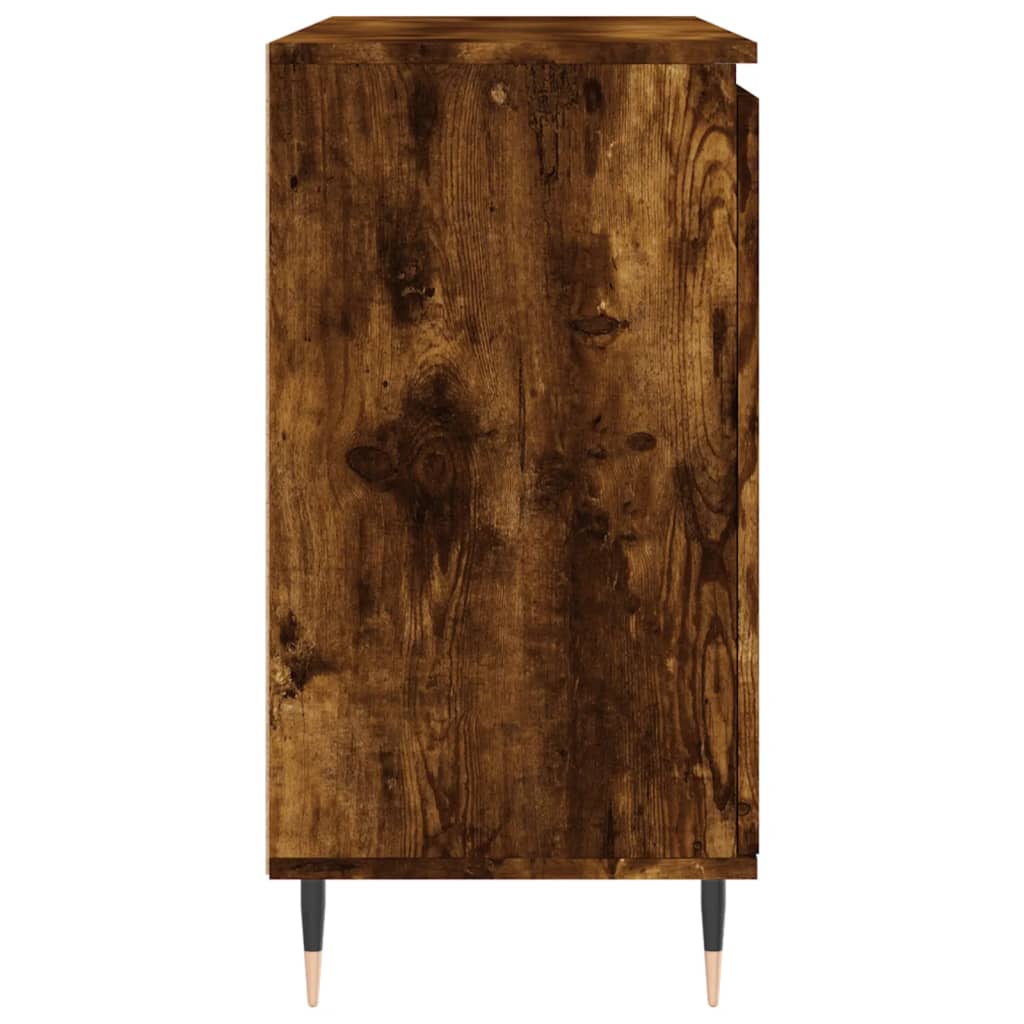 Skjenk røkt eik 101,5x35x70 cm konstruert tre
