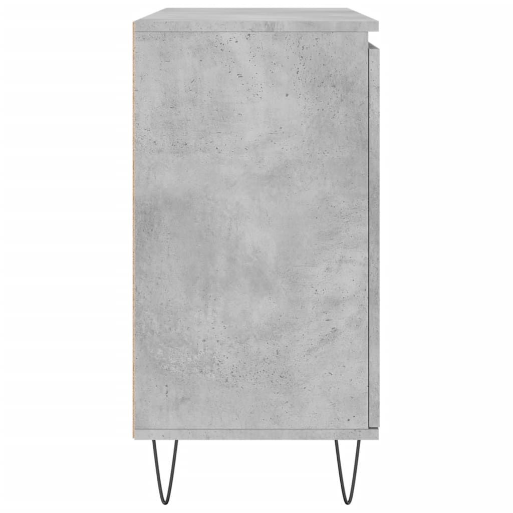 Skjenk betonggrå 101,5x35x70 cm konstruert tre