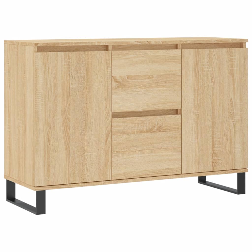Skjenk sonoma eik 101,5x35x70 cm konstruert tre
