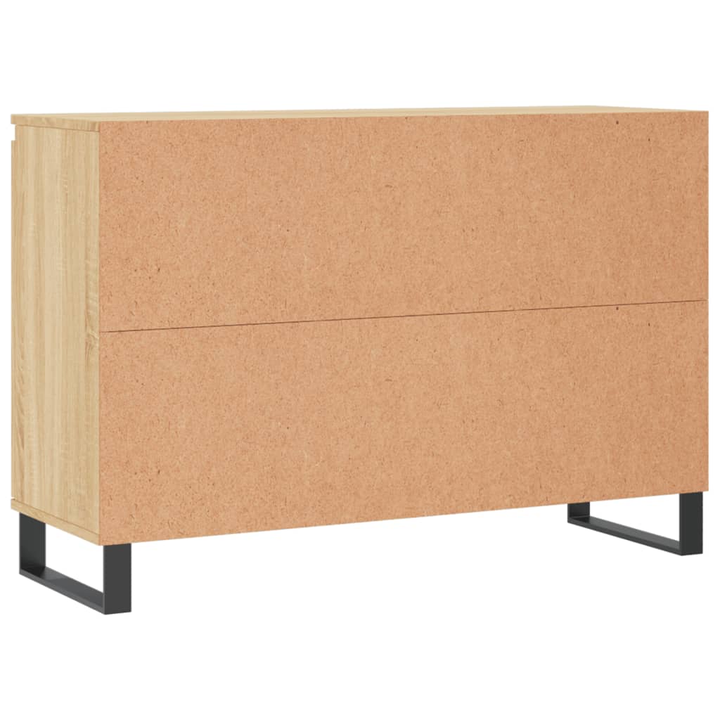 Skjenk sonoma eik 101,5x35x70 cm konstruert tre