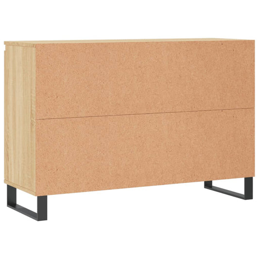 Skjenk sonoma eik 101,5x35x70 cm konstruert tre