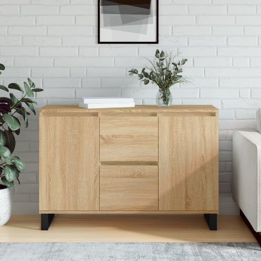 Skjenk sonoma eik 101,5x35x70 cm konstruert tre