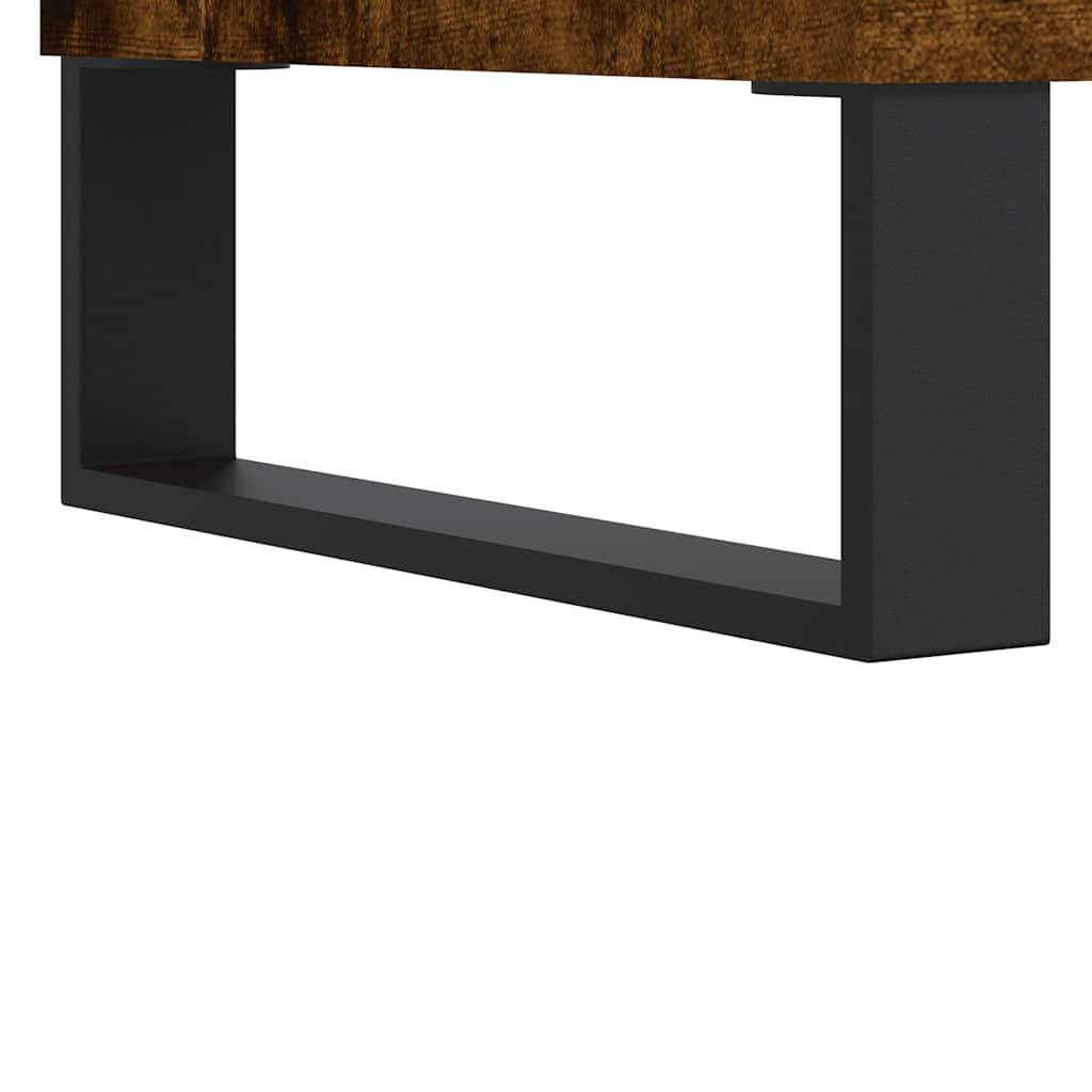 Skjenk røkt eik 101,5x35x70 cm konstruert tre vidaXL