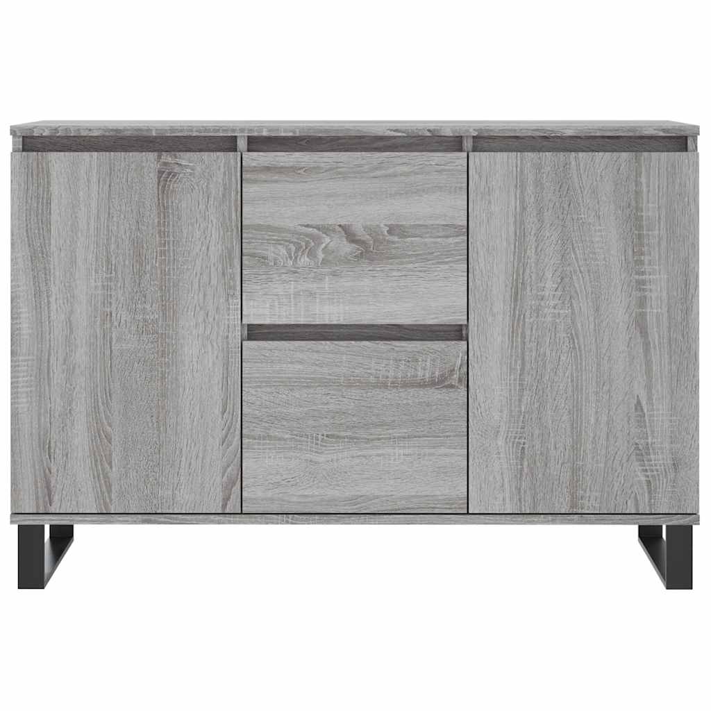 Skjenk grå sonoma 101,5x35x70 cm konstruert tre