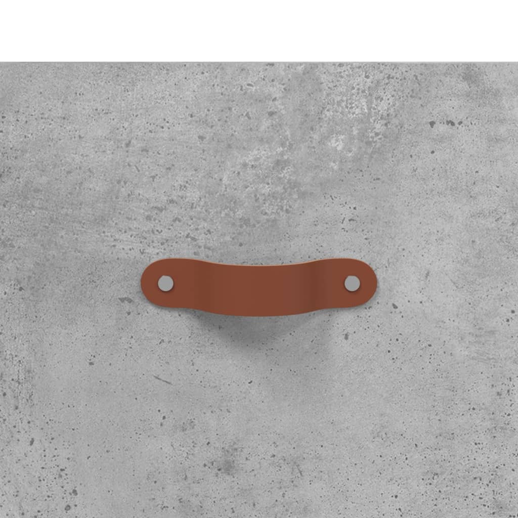Nattbord betonggrå 40x35x47,5 cm konstruert tre vidaXL