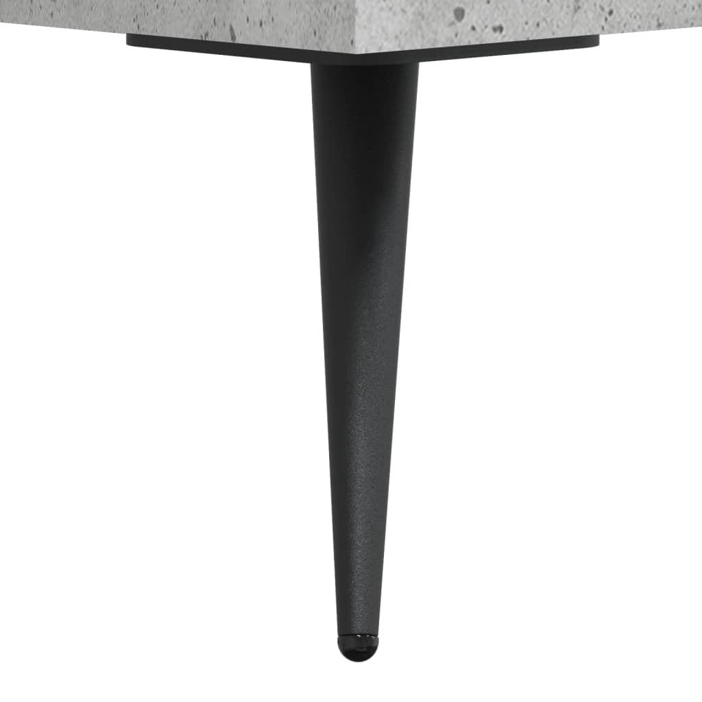 Nattbord betonggrå 40x35x47,5 cm konstruert tre vidaXL