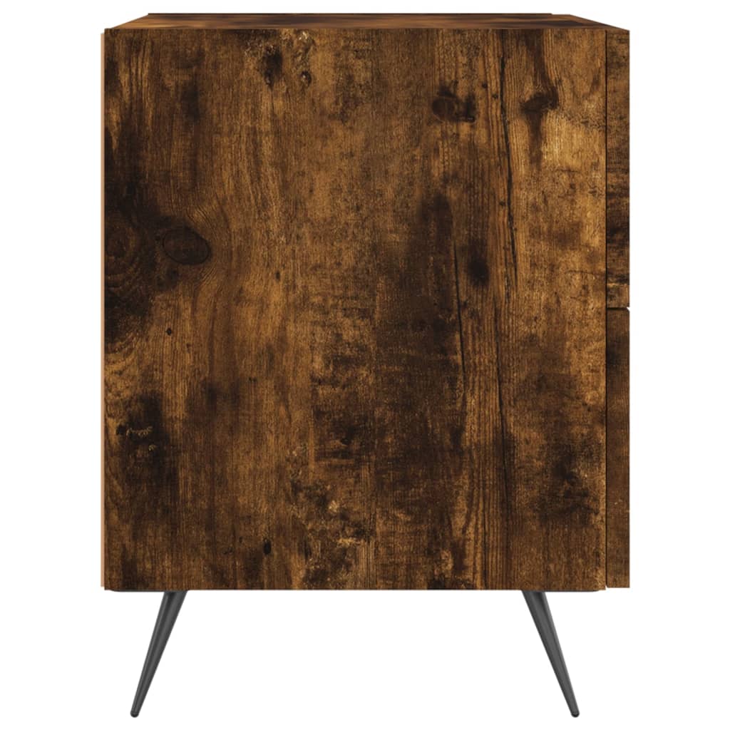 Nattbord røkt eik 40x35x47,5 cm konstruert tre