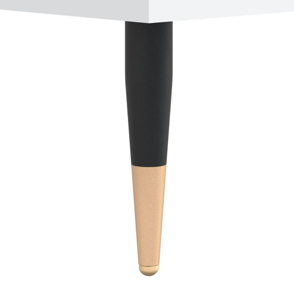 Nattbord 2 stk hvit 40x35x47,5 cm konstruert tre