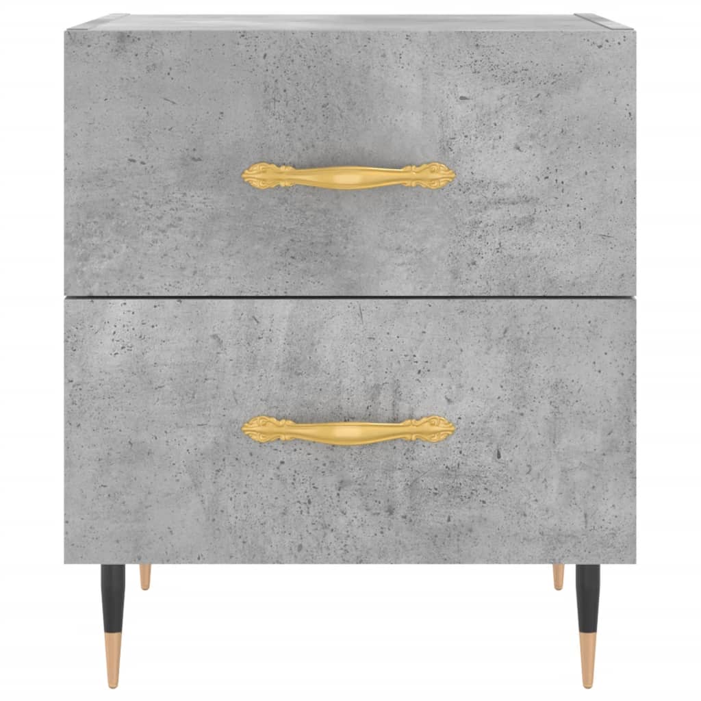 Nattbord betonggrå 40x35x47,5 cm konstruert tre