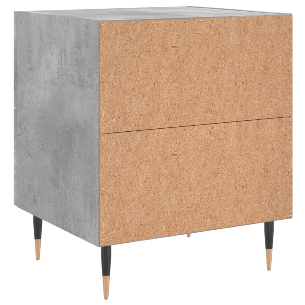Nattbord betonggrå 40x35x47,5 cm konstruert tre