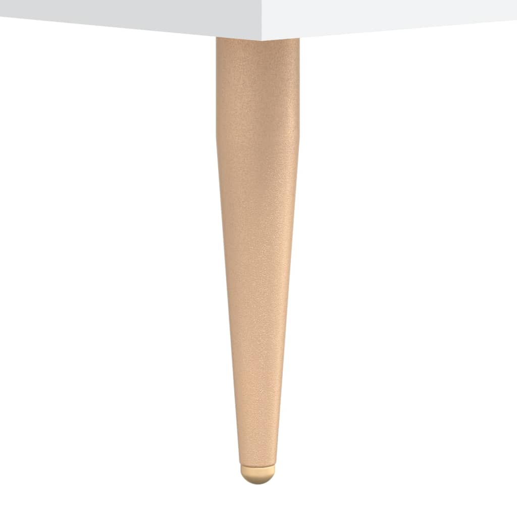 Nattbord 2 stk hvit 40x35x47,5 cm konstruert tre vidaXL