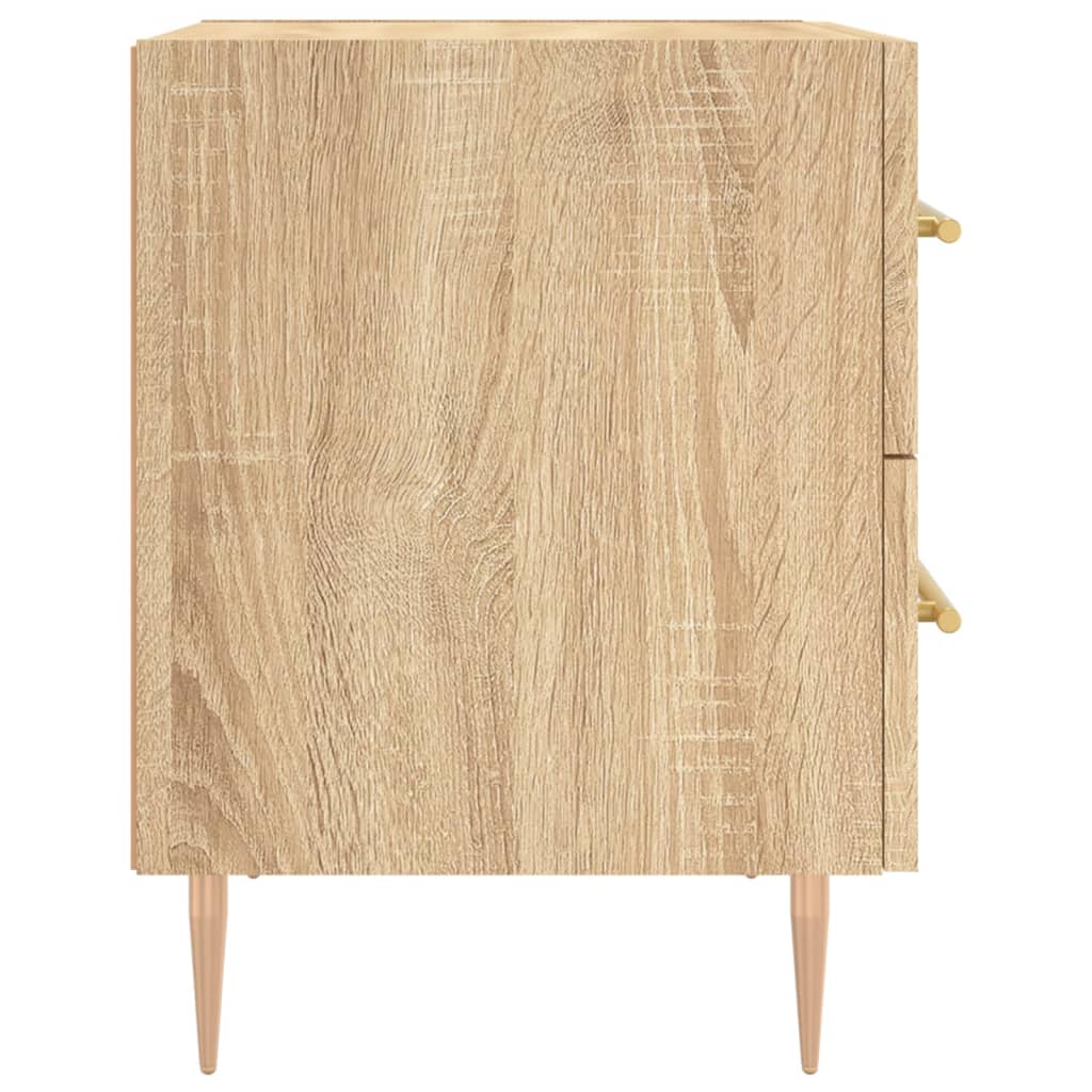 Nattbord 2 stk sonoma eik 40x35x47,5 cm konstruert tre