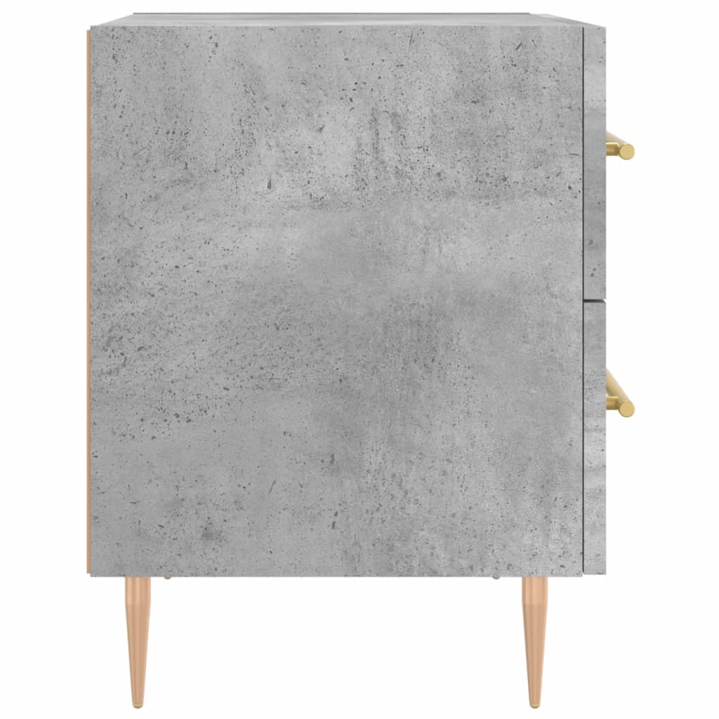 Nattbord betonggrå 40x35x47,5 cm konstruert tre