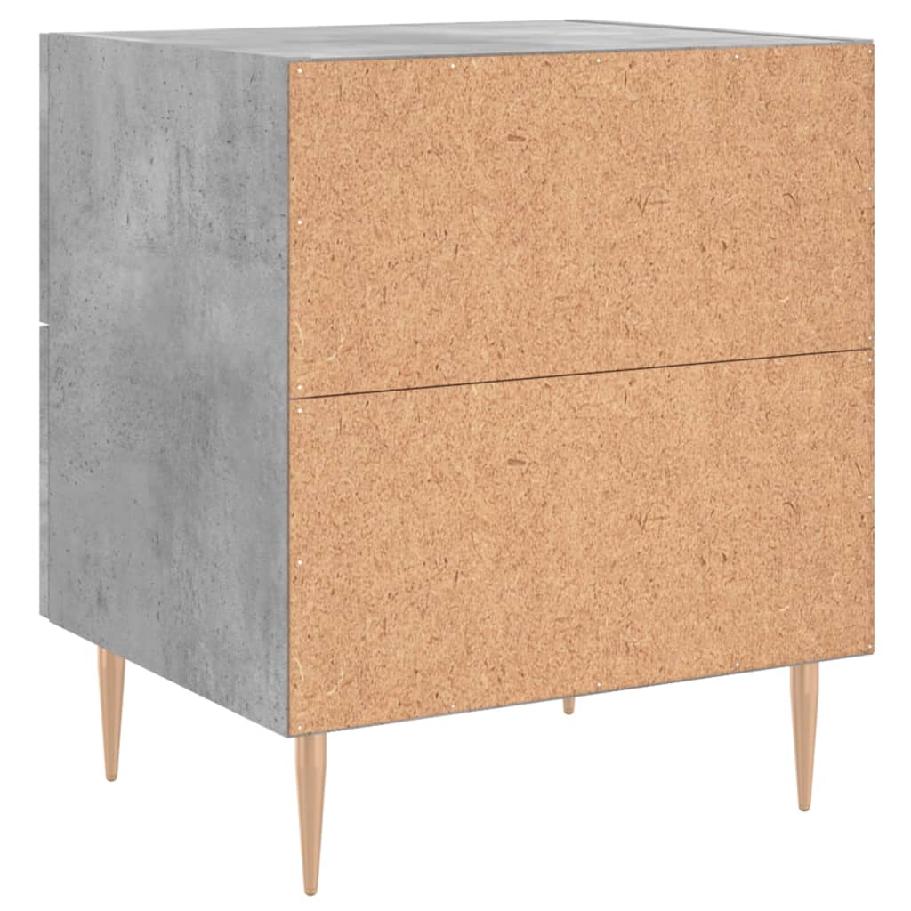 Nattbord betonggrå 40x35x47,5 cm konstruert tre