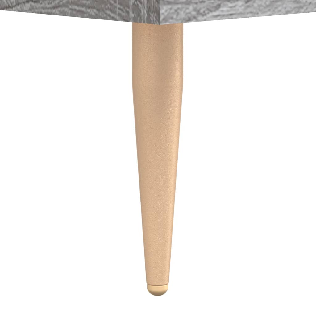 Nattbord grå sonoma 40x35x47,5 cm konstruert tre