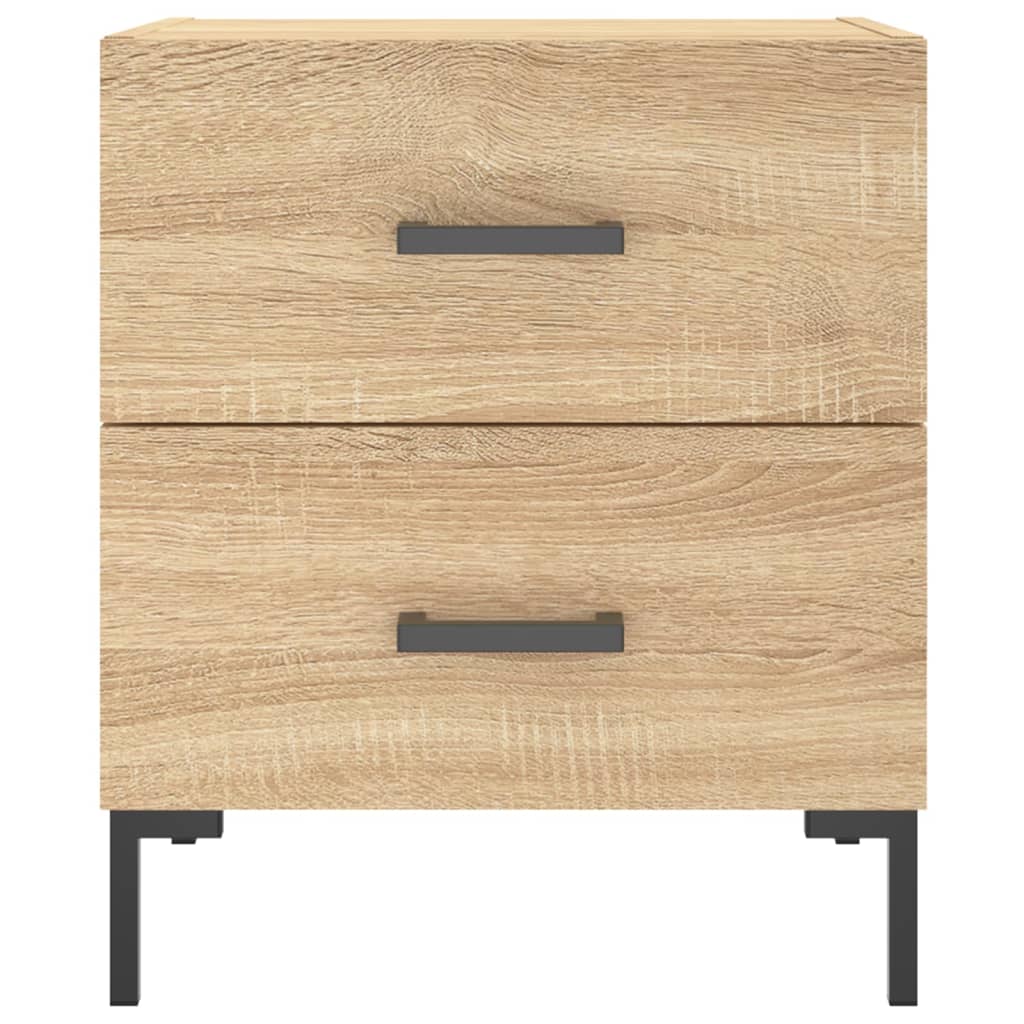 Nattbord 2 stk sonoma eik 40x35x47,5 cm konstruert tre