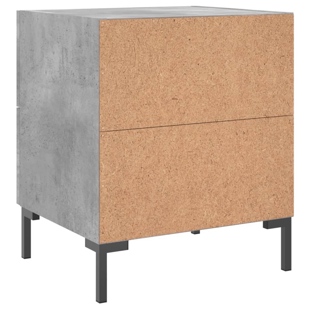 Nattbord betonggrå 40x35x47,5 cm konstruert tre