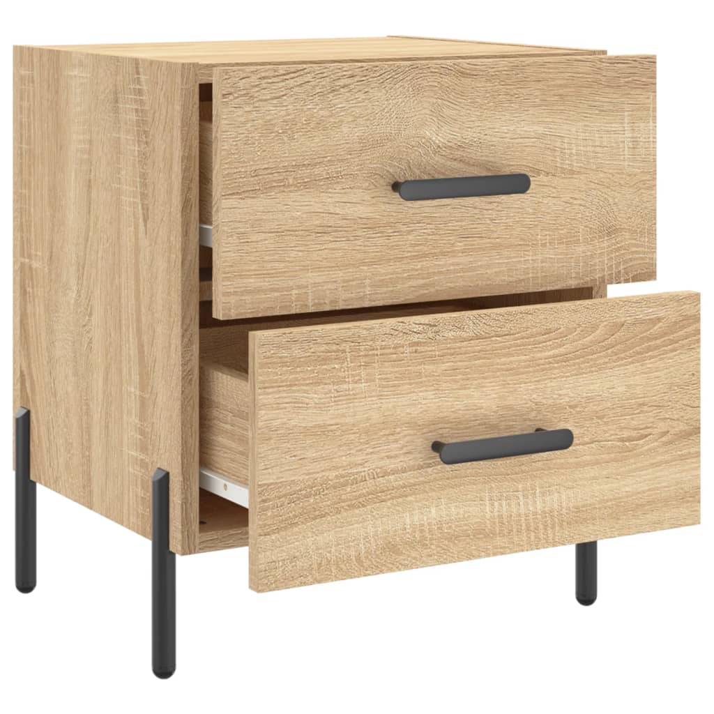 Nattbord sonoma eik 40x35x47,5 cm konstruert tre