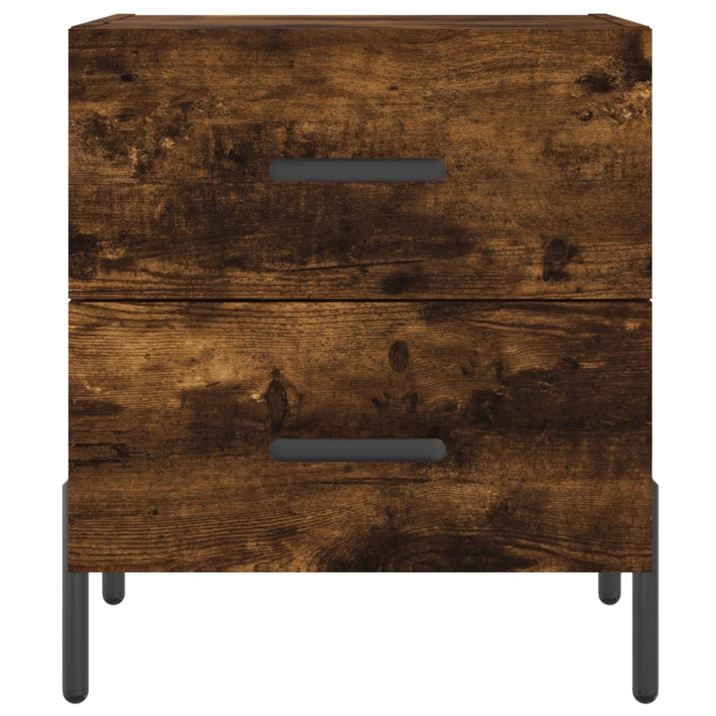Nattbord røkt eik 40x35x47,5 cm konstruert tre