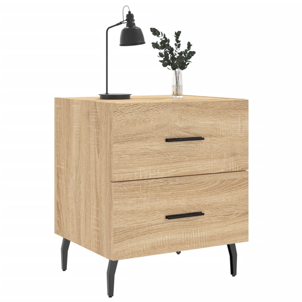 Nattbord sonoma eik 40x35x47,5 cm konstruert tre