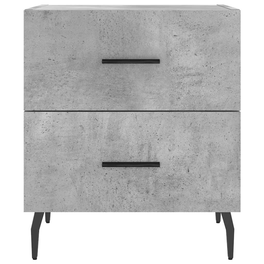 Nattbord 2 stk betonggrå 40x35x47,5 cm konstruert tre