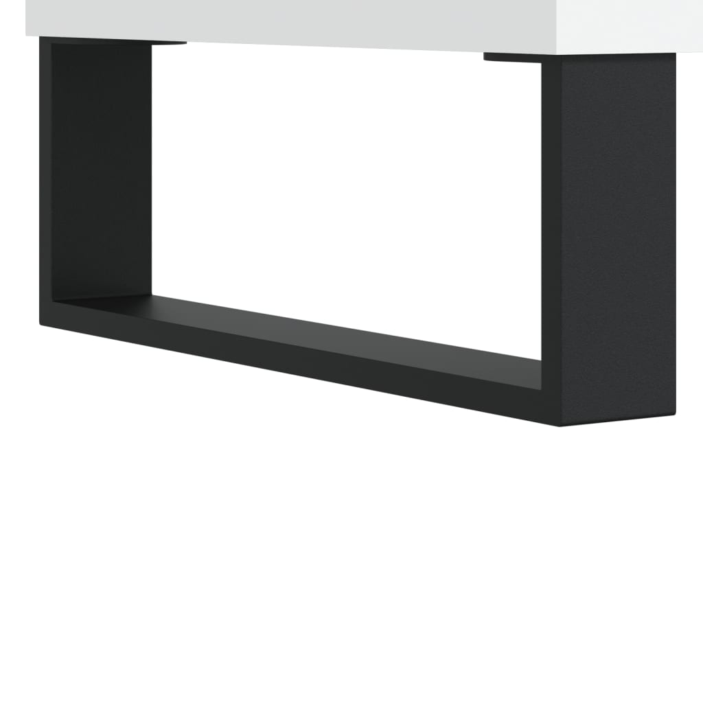 Nattbord hvit 40x35x47,5 cm konstruert tre