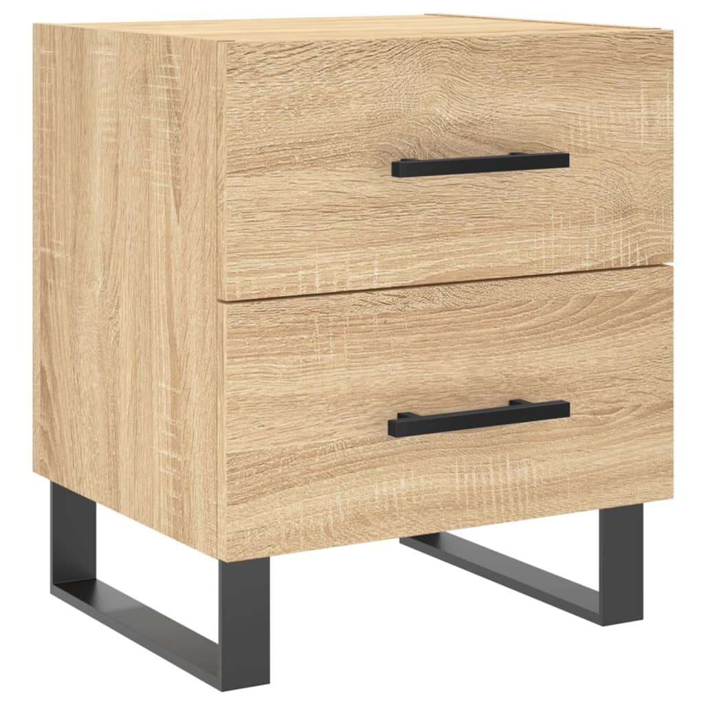 Nattbord 2 stk sonoma eik 40x35x47,5 cm konstruert tre vidaXL
