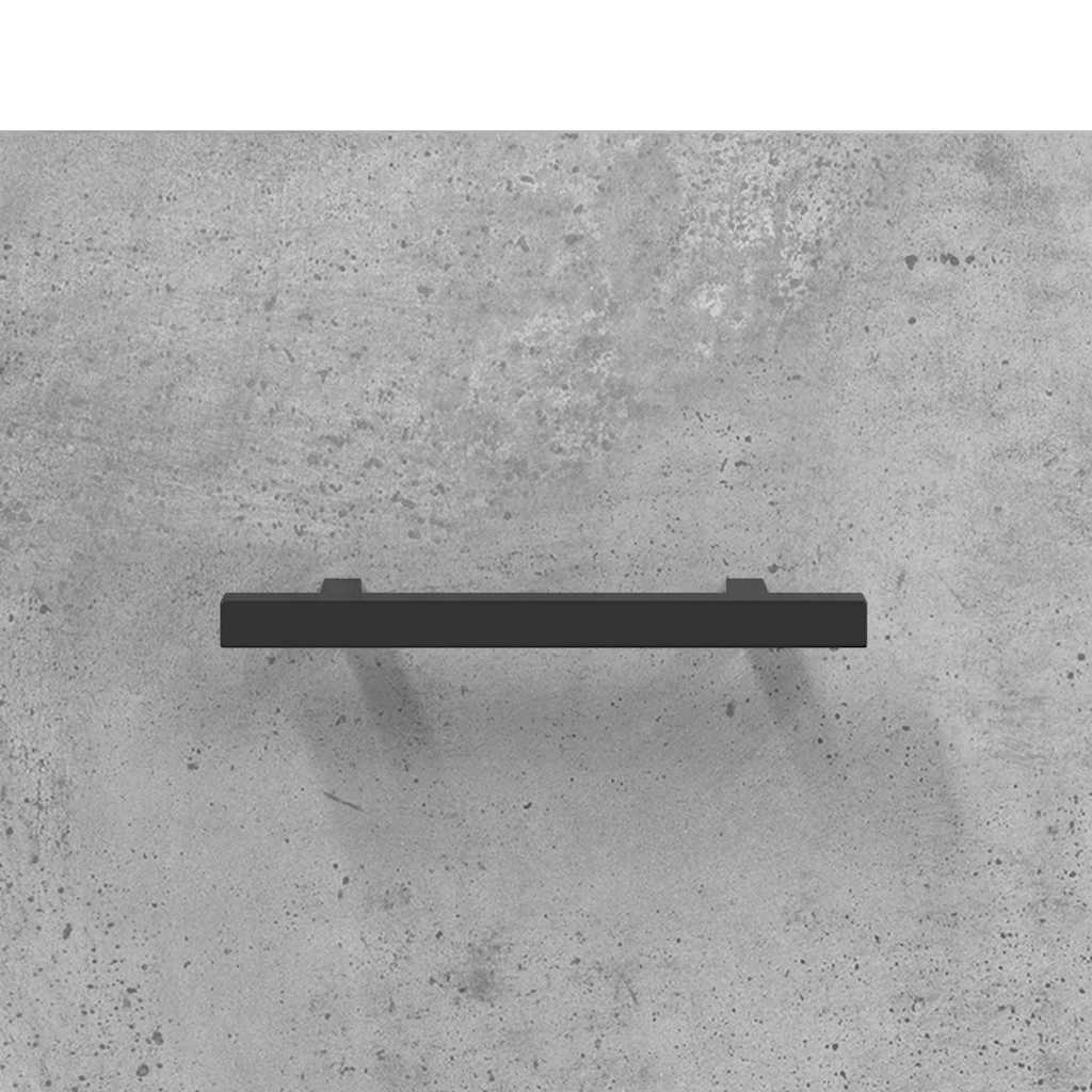 Nattbord 2 stk betonggrå 40x35x47,5 cm konstruert tre vidaXL