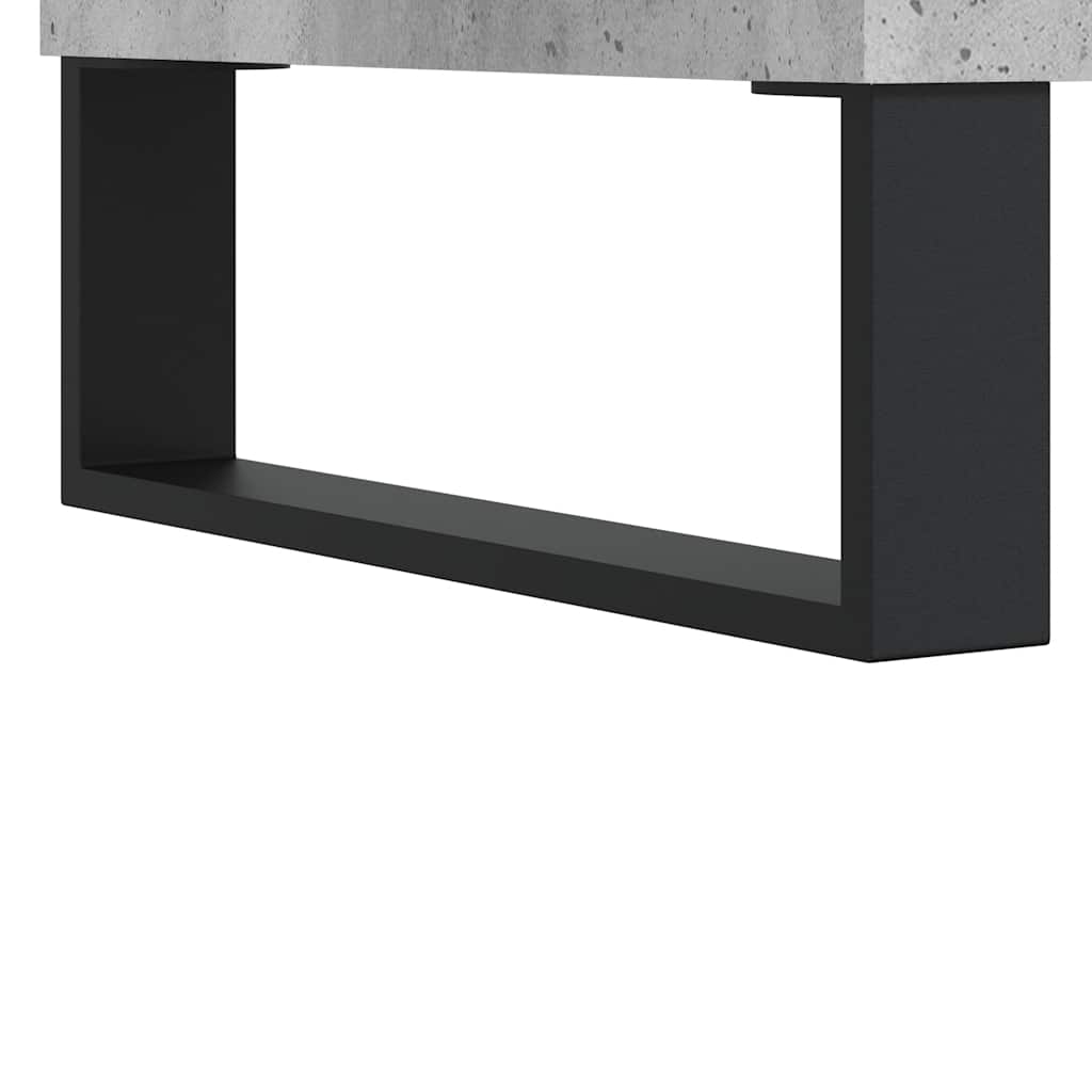 Nattbord 2 stk betonggrå 40x35x47,5 cm konstruert tre vidaXL