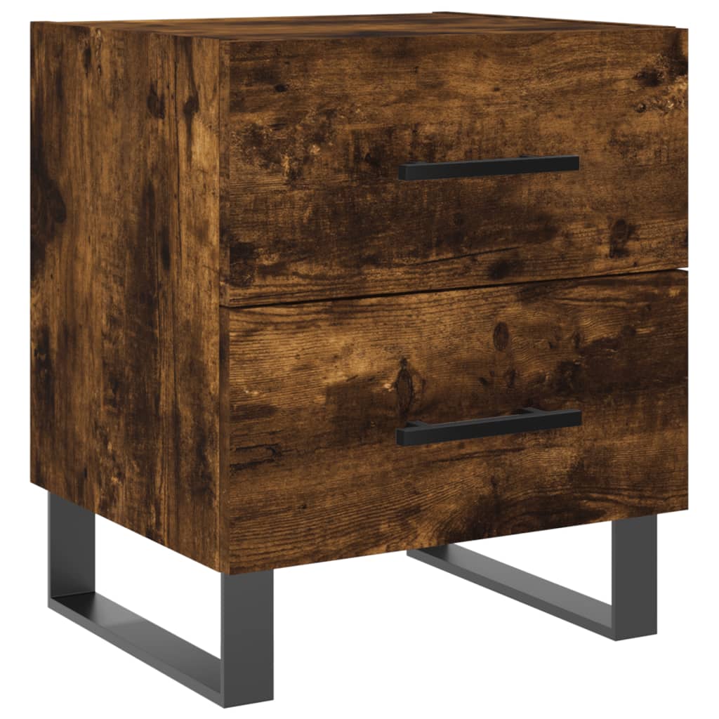 Nattbord røkt eik 40x35x47,5 cm konstruert tre