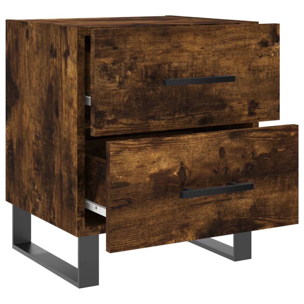 Nattbord røkt eik 40x35x47,5 cm konstruert tre