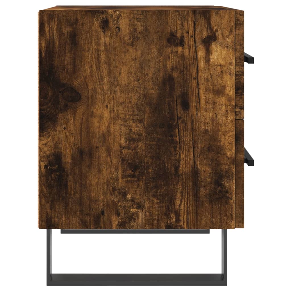Nattbord røkt eik 40x35x47,5 cm konstruert tre