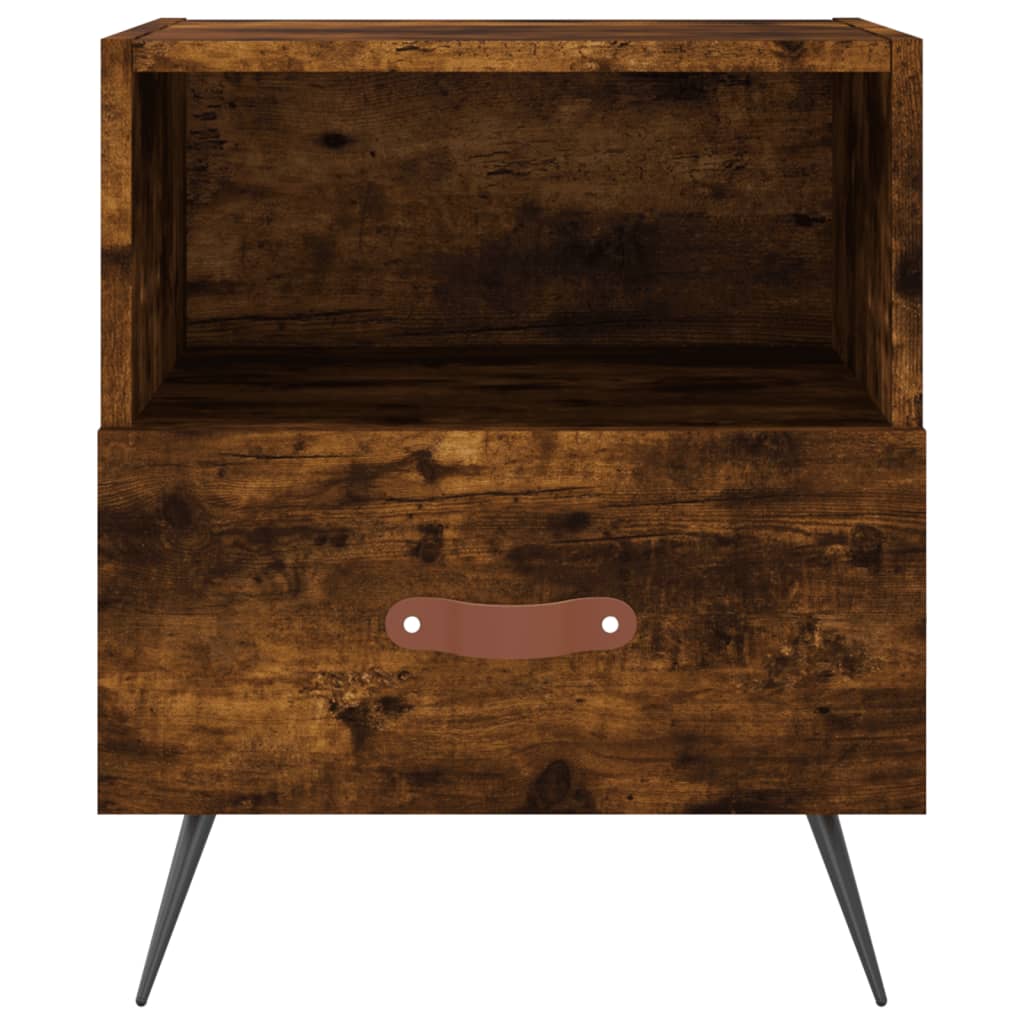 Nattbord røkt eik 40x35x47,5 cm konstruert tre