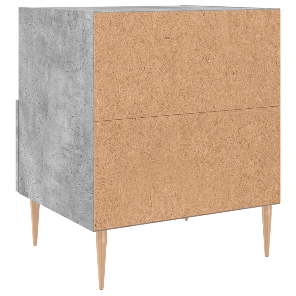 Nattbord betonggrå 40x35x47,5 cm konstruert tre