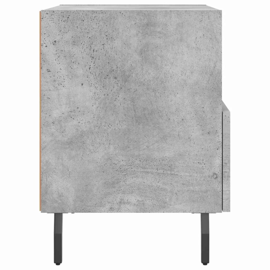 Nattbord 2 stk betonggrå 40x35x47,5 cm konstruert tre