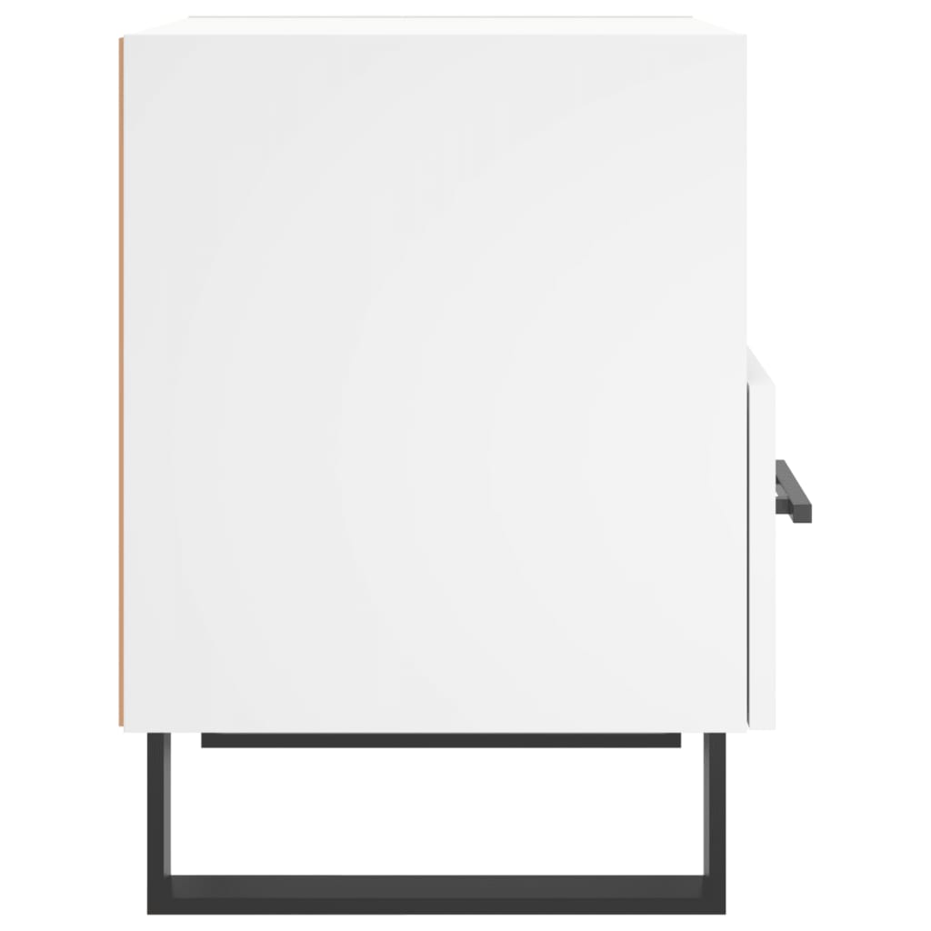 Nattbord hvit 40x35x47,5 cm konstruert tre