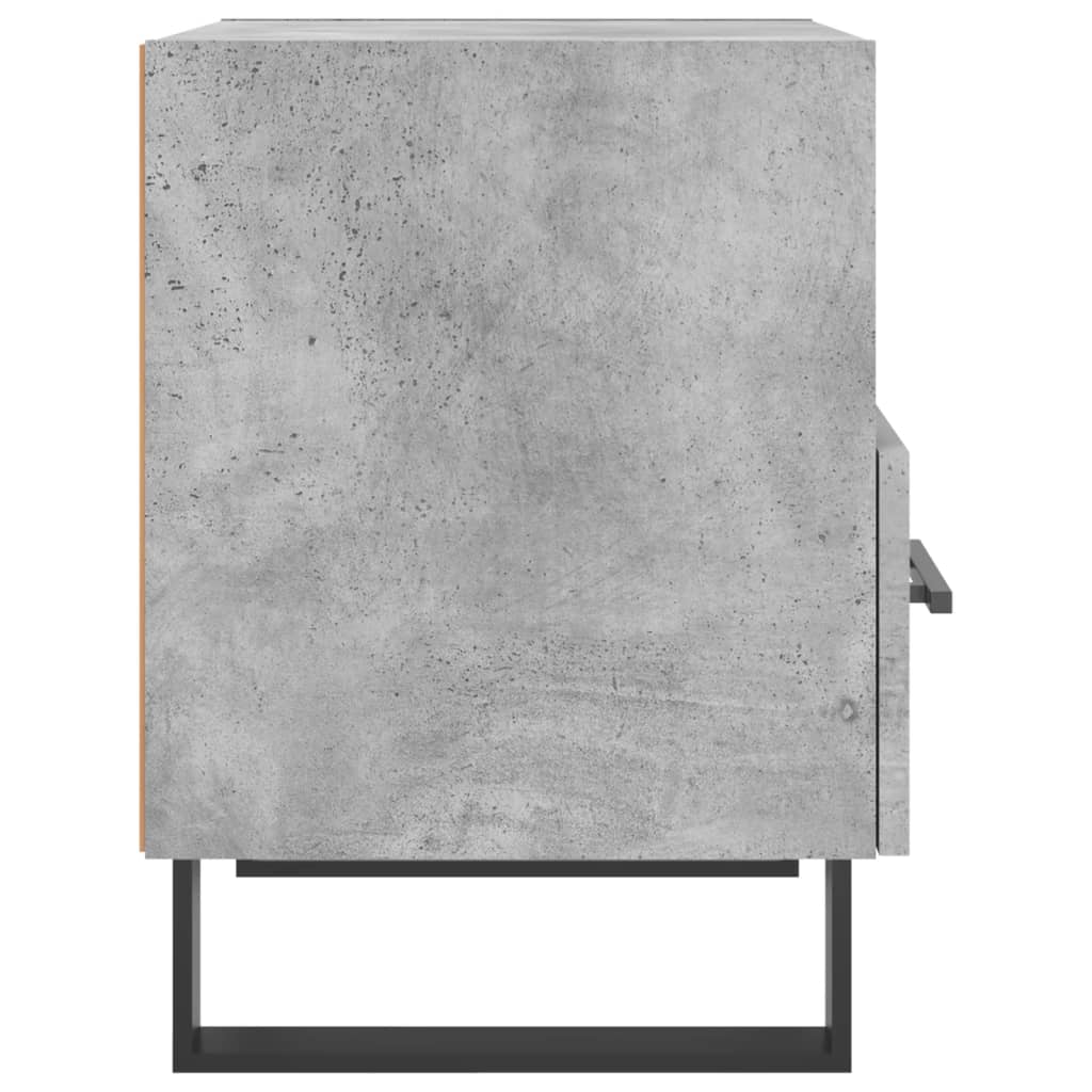 Nattbord betonggrå 40x35x47,5 cm konstruert tre vidaXL