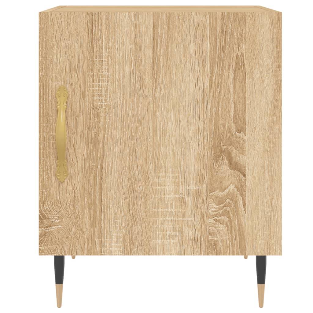 Nattbord 2 stk sonoma eik 40x40x50 cm konstruert tre