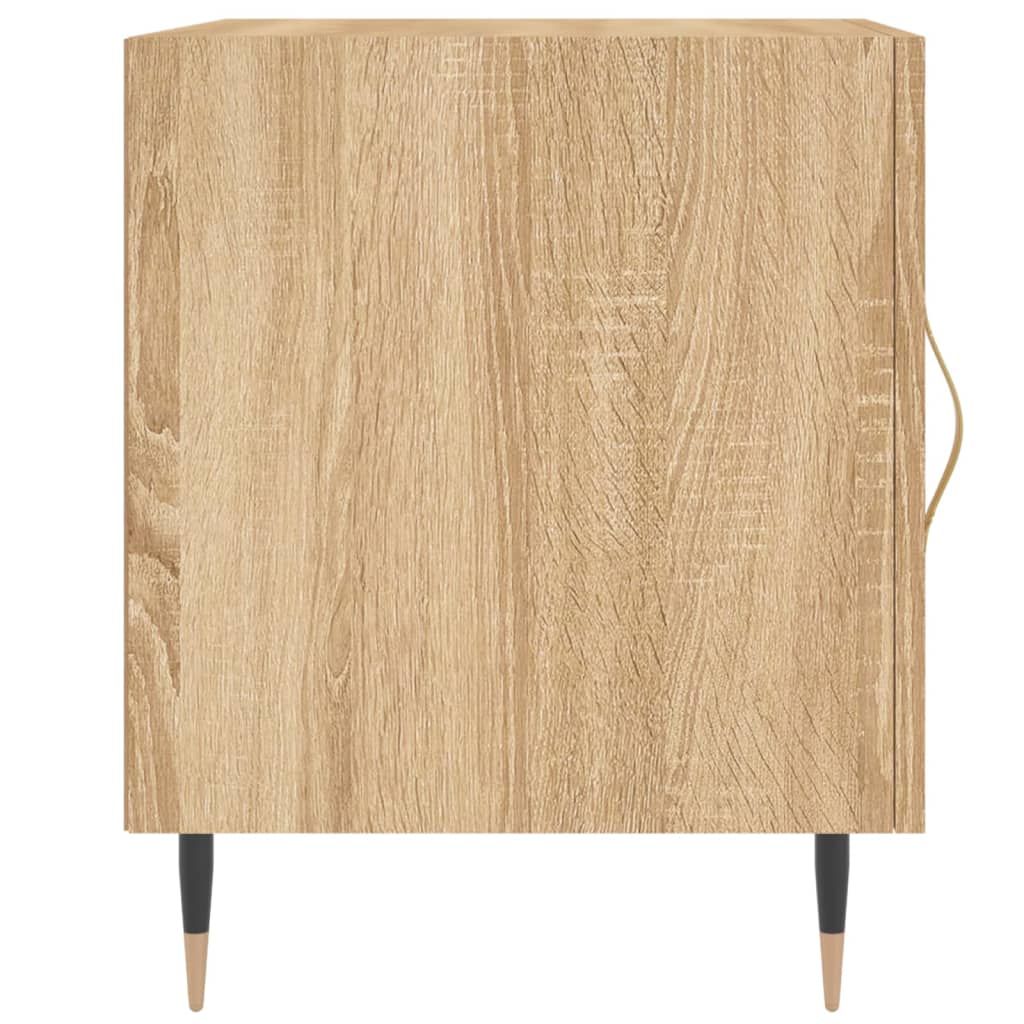 Nattbord 2 stk sonoma eik 40x40x50 cm konstruert tre