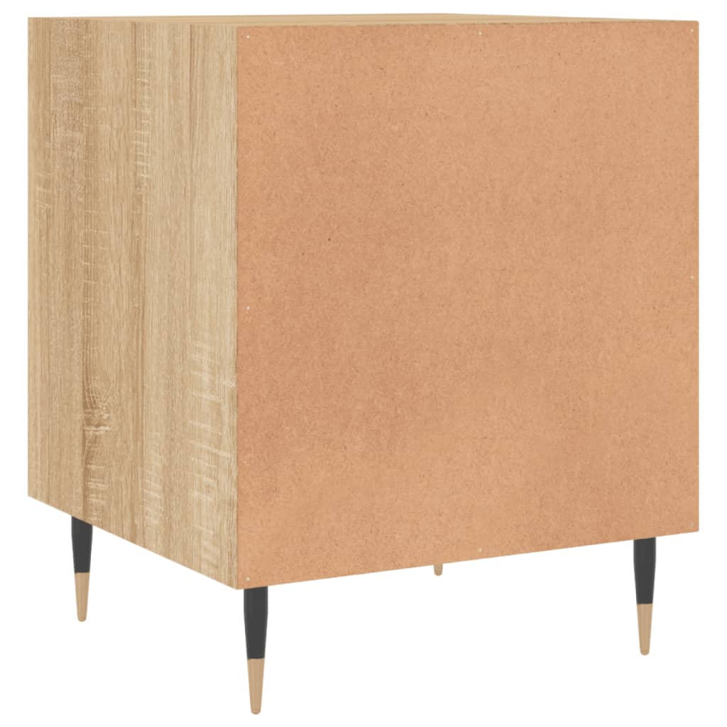 Nattbord 2 stk sonoma eik 40x40x50 cm konstruert tre