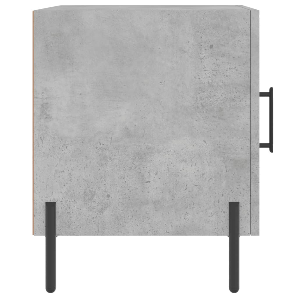 Nattbord betonggrå 40x40x50 cm konstruert tre