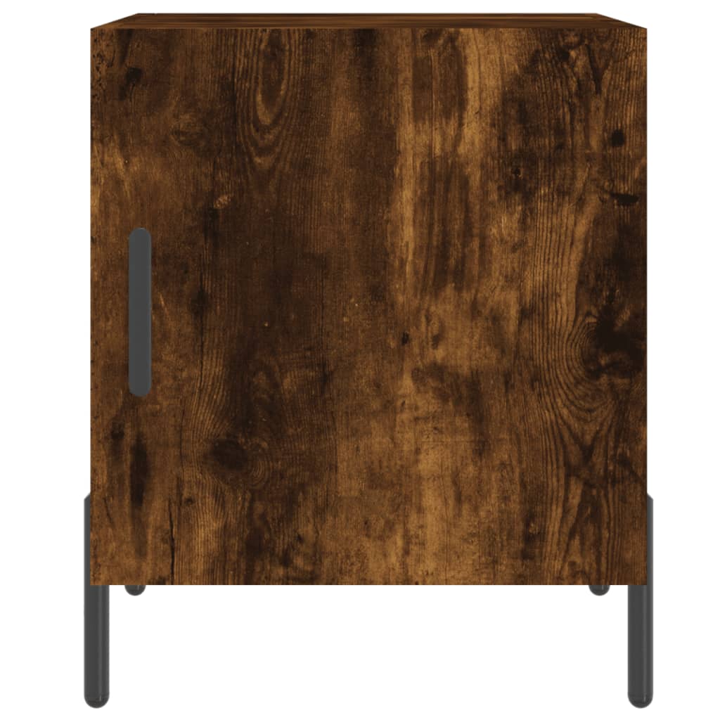 Nattbord røkt eik 40x40x50 cm konstruert tre