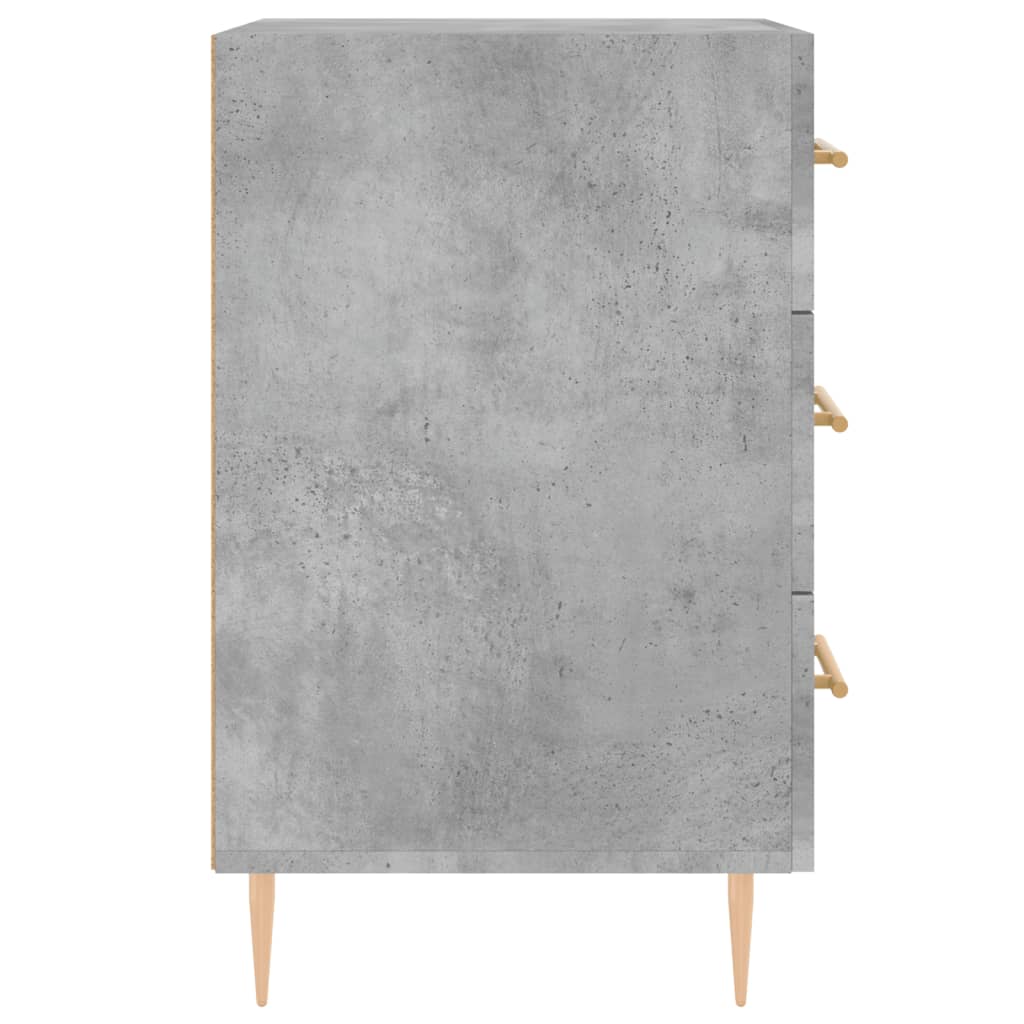 Nattbord betonggrå 40x40x66 cm konstruert tre