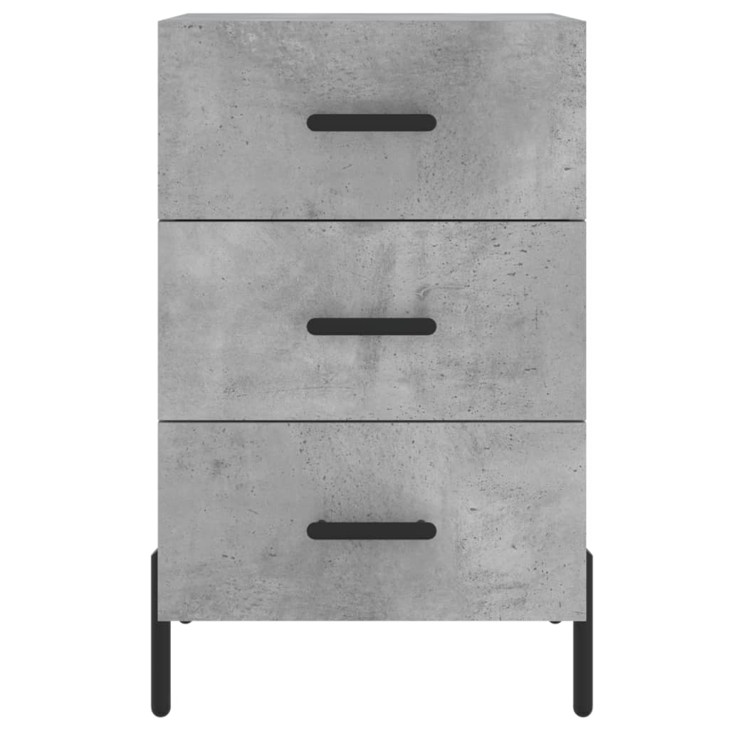 Nattbord betonggrå 40x40x66 cm konstruert tre