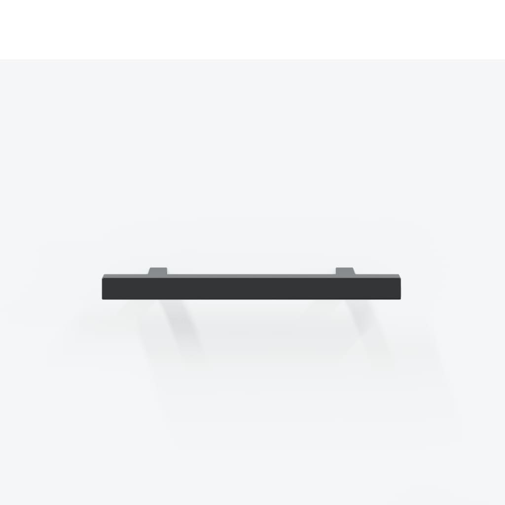 Nattbord hvit 40x40x66 cm konstruert tre